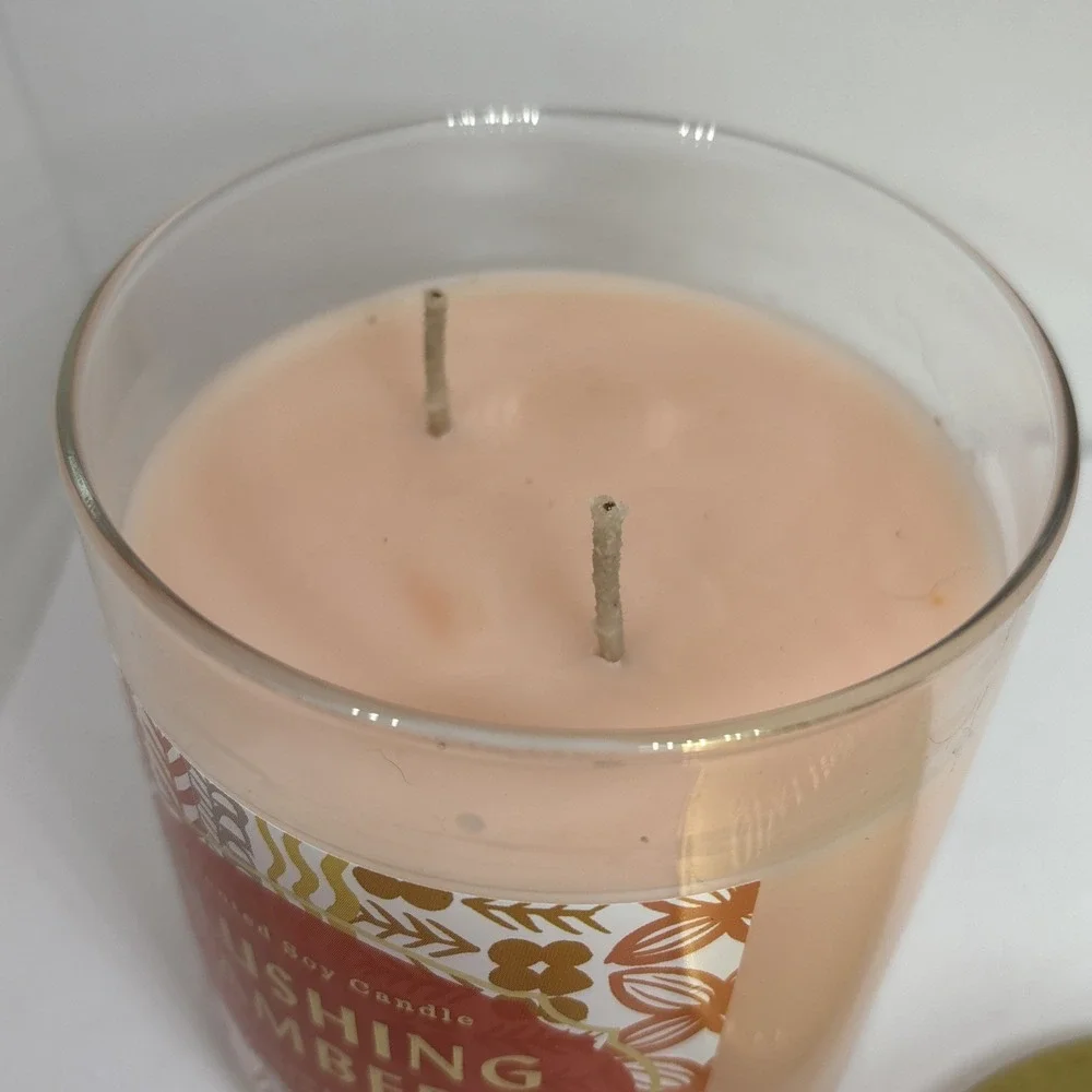 15.1 Oz Glass Jar Candle Blushing Amber - Opalhouse™ B5